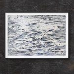 Сеть, серо-белая абстракция 
